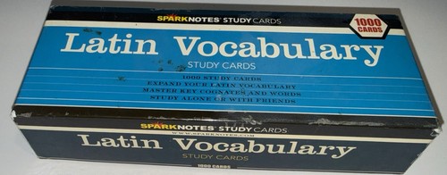 Latin vocabulary sparknotes - latin,