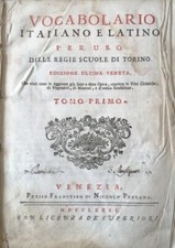 VOCABOLARIO ITALIANO E LATINO