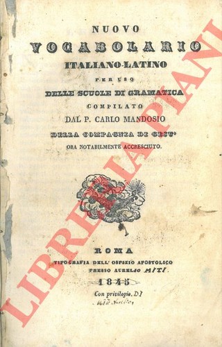 Mandosio carlo nuovo - mandosio,