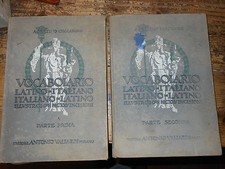 2 volumi Vocabolario Latino