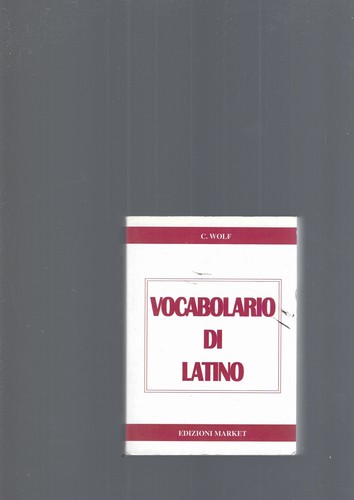 Vocabolario latino - vocabolario,